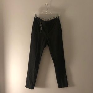 ZARA Basic Dark Grey Slim Pants